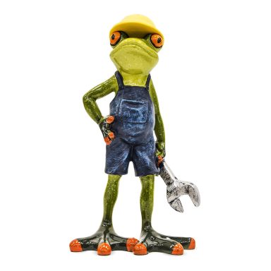 Handwerker mit Schraubschlüssel Handwerker mit Schraubschlüssel